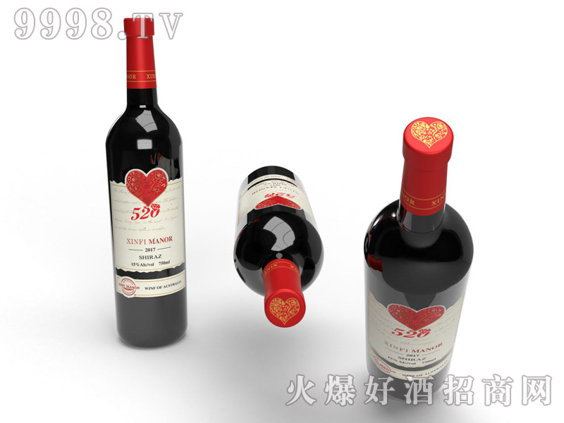 心菲庄园520干红葡萄酒750ml
